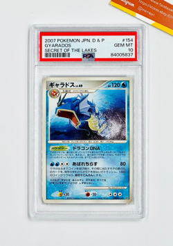 Pokemon PSA 10 Gyarados #154 DP2 Secret Of The Lakes 2007 Japanese - Image 1