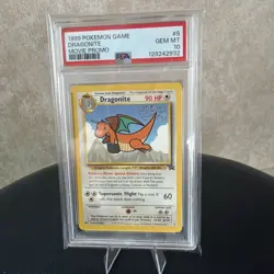 1999 Pokemon Game Movie Dragonite Movie Promo PSA 10 - Image 1