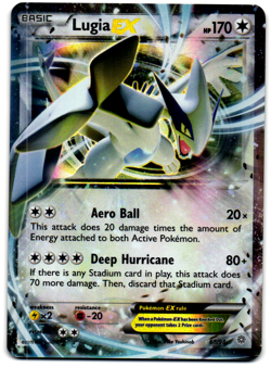 Lugia EX 68/98 Ultra Rare Holo Pokemon 2015 Ancient Origins NM/LP - Image 1