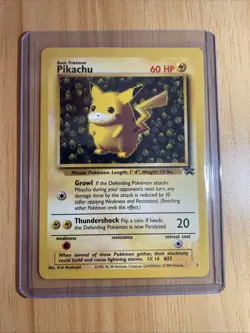 Pokemon Vintage Ivy Pikachu #1 WotC Black Star League Promo 1999 - Image 1