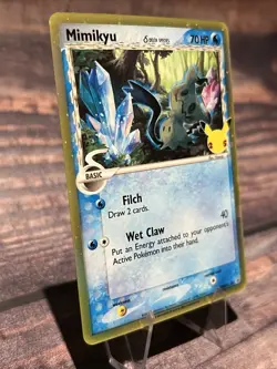 Mimikyu SWSH136 Delta Species Celebrations Promo Black Star Pokemon - Image 2