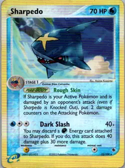 Pokemon TCG Sharpedo 22/109 Ruby Sapphire Reverse Holo LP - Image 1