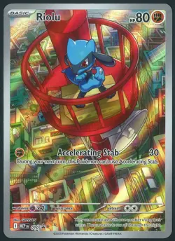 Riolu MEP010 Black Star Promo Pokemon Mega Evolution Base Near Mint - Image 1