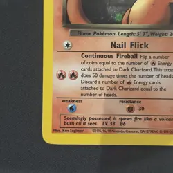 Dark Charizard 21/82 Holo Team Rocket Pokemon Mp - Image 4