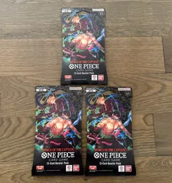 One Piece OP-06 Wings Of The Captain Blister Booster Packs Lot Of 3 - Image 1