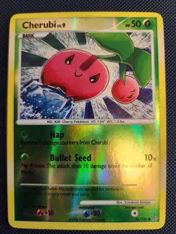 Pokemon Card Cherubi Common Stormfront 56/100 LP - Image 1