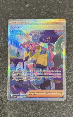 Pokemon TCG Iono Paldean Fates Holo Card 237/091 | Scarlet & Violet - Image 1