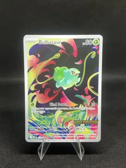Pokemon Card Bulbasaur 133/132 Mega Evolution Stamped Promo - Image 1