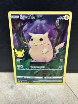 Pokemon Pikachu 005/025 Celebrations Holo Rare English Card - Image 2