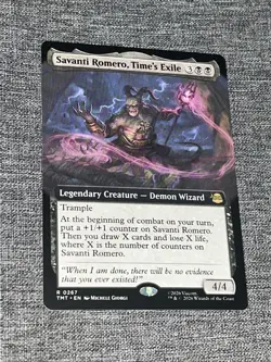 Savanti Romero Times Exile Extended Art 267 MTG Teenage Mutant Ninja Turtles TMT - Image 1