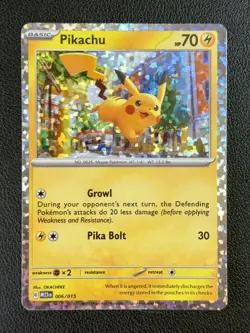 PIKACHU Pokemon Promo McDonald's Promos 2023 006/015 NM 002 - Image 1