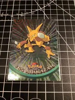 Alakazam #65 Pokemon TV 1999 Topps Black Logo Official - Image 1