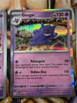 Gengar 094/165 Scarlet & Violet Pokemon 151 English Holo & Evo Line - NM 🔥 - Image 3
