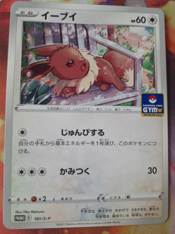 Eevee 181/S-P GYM PROMO - Pokemon Card Japanese LP - Image 1