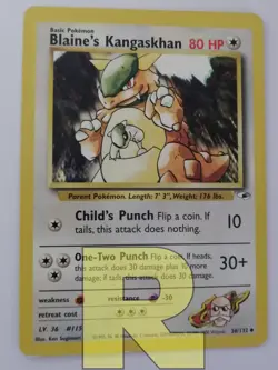 Blaine's Kangaskhan ® Gym Heroes 36/132 ® Non Comune ® Pokemon ® Inglese ® Good+ - Image 1