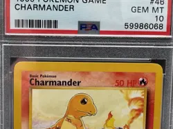 1999 Pokemon Base Set Charmander #46 English Unlimited 46/102 - PSA 10 GEM MINT - Image 3