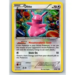 Ditto XY40 XY Black Star Promos Holo SWIRL Pokemon - Image 1