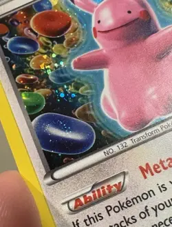Ditto XY40 XY Black Star Promos Holo SWIRL Pokemon - Image 3