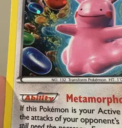 Ditto XY40 XY Black Star Promos Holo SWIRL Pokemon - Image 4