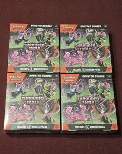 Pokemon TCG Shrouded Fable Booster Bundle Lot of 4 - (NEW & SEALED) - Image 1