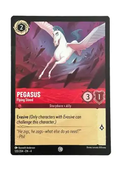 New: Disney Lorcana TCG Ursula's return Pegasus 120 Regular Common - Image 1