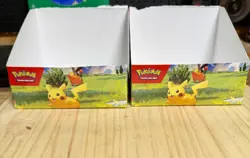 Pokemon TCG Card Ascended Heroes Mini Tins EMPTY DISPLAY BOX SET OF 2 - Image 1