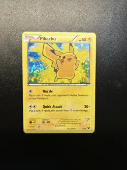 Pokemon Pikachu TCG Holo Card Promo 5/12 McDonald's - Image 1
