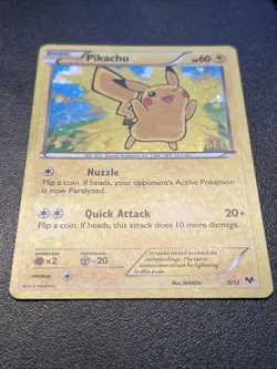 Pokemon Pikachu TCG Holo Card Promo 5/12 McDonald's - Image 4