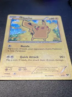 Pokemon Pikachu TCG Holo Card Promo 5/12 McDonald's - Image 5