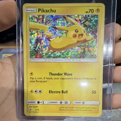 Pokemon Pikachu 005/012 McDonald's 2017 Promo Holo Basic 70 HP Card - Image 1