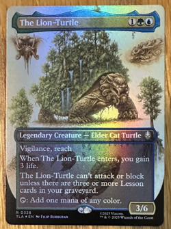 MTG Avatar: The Last Airbender, The Lion-Turtle - Borderless Foil - Image 1