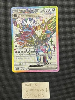 Pokemon Surging Sparks - Hydreigon Ex - 223/191 - Full Art Rare - M/NM - Image 1