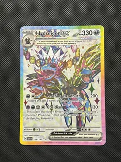 Pokemon Surging Sparks - Hydreigon Ex - 223/191 - Full Art Rare - M/NM - Image 2