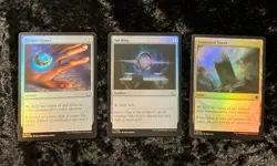 MTG/Foundations/ Commander Cards #0001/0002/0003 Arcane Signet/Sol Ring/Tower - Image 2