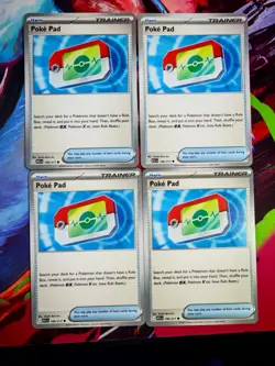 Lot of 4 Poke Pad 198/217 Ascended Heroes - Pokepad Pokemon TCG - Image 1