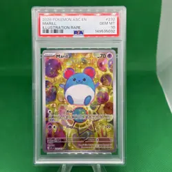 2026 POKEMON ASC EN-ASCENDED HEROES ILLUSTRATION RARE #232 MARILL PSA 10 - Image 1