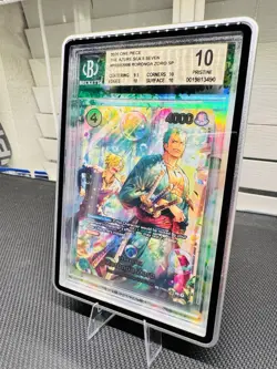 One Piece CCG OP14 Roronoa Zoro PRB02-006 SP Alternate Art BGS 10 - Image 3