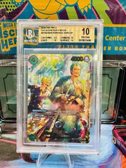 One Piece CCG OP14 Roronoa Zoro PRB02-006 SP Alternate Art BGS 10 - Image 4