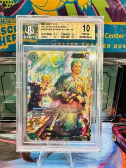 One Piece CCG OP14 Roronoa Zoro PRB02-006 SP Alternate Art BGS 10 - Image 5