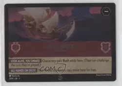2022 Disney Lorcana - Promos Captain Hook Foil Jolly Roger Hook's Ship #27/P1 - Image 1