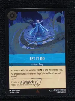 2023 Disney Lorcana - The First Chapter 1 Foil Let It Go #163 - Image 1
