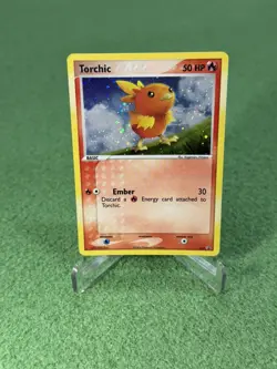 Pokemon Torchic 017 Holo Rare Black Star Promo TCG Card LP #017 - Image 1