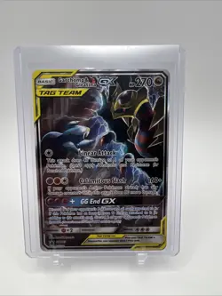 Pokemon TCG Garchomp & Giratina GX Full Art Holo Card 228/236 Tag Team - Image 1