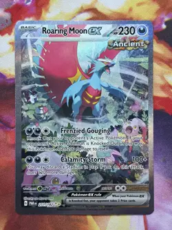 Roaring Moon EX - 251/182 SIR - Paradox Rift - Pokemon Card - NM/M - Image 1