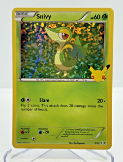 Snivy Pokemon McDonald's Promo Card 5/25 Holo - NEAR MINT - Image 1