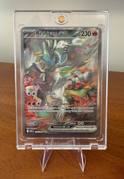 2025 Pokemon White Flare 166/086 Reshiram ex Special Illustration Rare - Image 1