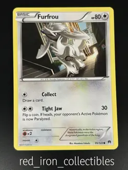 Furfrou 95/122 Common BREAKPoint XY Pokemon Card 2016 - Image 1