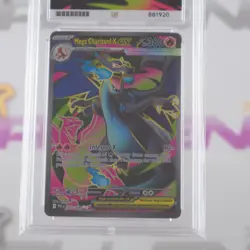 Mega Charizard X EX 109/094 Phantasmal Flames Secret Rare 2025 ACE 9 Pokemon TCG - Image 4
