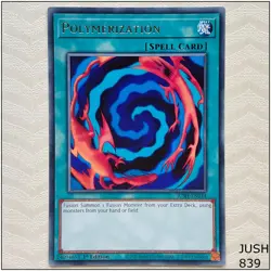 Polymerization - JUSH-EN014 - Rare 1st Edition Yugioh - Image 1