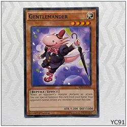 Gentlemander - BP03-EN106 - Shatterfoil Rare 1st Yugioh Card (YC91) - Image 1